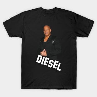 Vin Diesel - Inscription Diesel - Digital art #8 T-Shirt